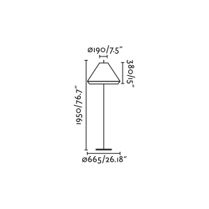 Lampa de podea iluminat exterior decorativ SAIGON 195/C70 gri/bej 217440 universul-luminii.ro