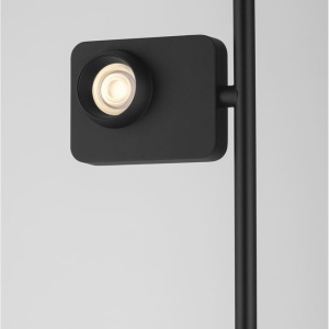 Lampa de podea LED cu spot directionabil stil minimalist KEDROS negru 152580 universul-luminii.ro
