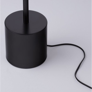 Lampa de podea LED design modern VETRO negru, D-40cm 232890 universul-luminii.ro