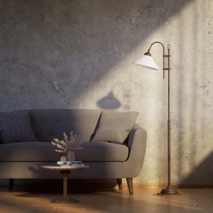 Lampa de podea stil clasic italian din alama Fiordo - Img 4