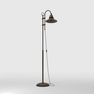 Lampa de podea stil industrial din alama personalizabila Alice - Img 2