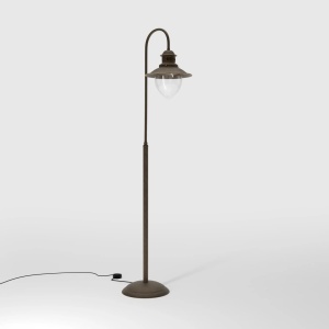 Lampa de podea stil nautic din alama si sticla Al Mare - Img 2