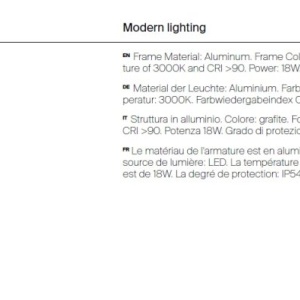 Lampa LED decorativa iluminat exterior IP54 Wisp 241910 universul-luminii.ro