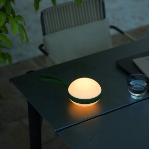 Lampa LED portabila cu baterii pentru terasa, gradina Bring To-Go 12 verde 221310 universul-luminii.ro