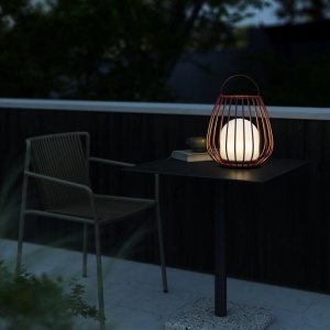 Lampa LED portabila pentru exterior solara cu baterii Jim To-Go rosu 115300 universul-luminii.ro