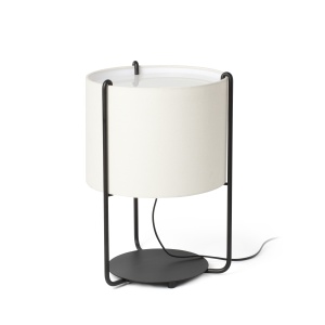 Lampa masa / Veioza moderna design elegant DRUM bej 83850 universul-luminii.ro