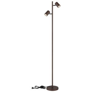 Lampadar cu 2 Spoturi directionabile JAMES bronz 240090 universul-luminii.ro