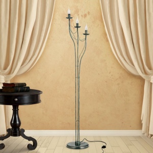 Lampadar design rustic cu 3 brate Vela, Antik 117730 universul-luminii.ro