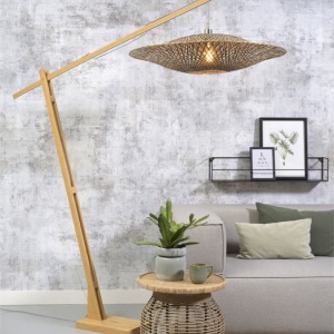 Lampadar din bambus Bali L natur, 87cm 89440 universul-luminii.ro
