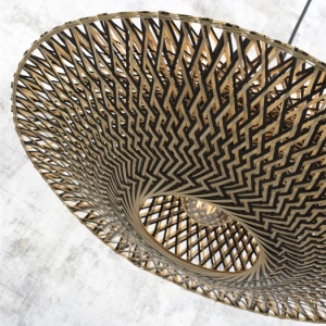 Lampadar din bambus Bali M natur, 60cm 194070 universul-luminii.ro