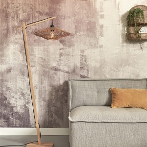 Lampadar eco din bambus cu ratan Zanzibar S nat/40cm, nat 213870 universul-luminii.ro