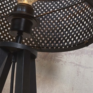 Lampadar eco din bambus Java 4-legs bl/50x22, bl 182210 universul-luminii.ro
