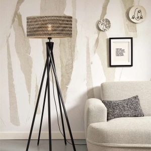 Lampadar eco din bambus Java 5-legs bl/50x22, bl 64620 universul-luminii.ro