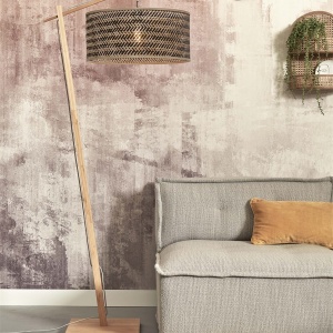 Lampadar eco din bambus Java L nat/50x22, bl/nat 182080 universul-luminii.ro