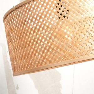 Lampadar eco din bambus Java S white/32x18, nat 182190 universul-luminii.ro