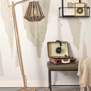 Lampadar eco din bambus Merapi S nat/diamond, bl/nat 213390 universul-luminii.ro