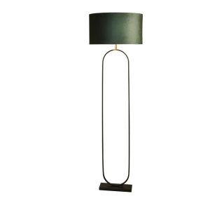 Lampadar/Lampa de podea decorativa Modish negru/verde