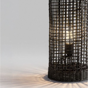 Lampadar/Lampa de podea decorativa ratan natural, NAOS H 73cm 244290 universul-luminii.ro