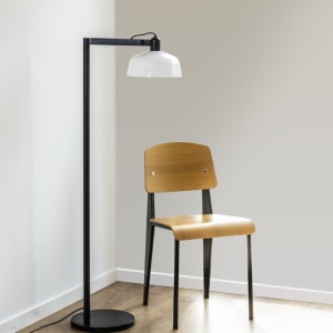 Lampadar/Lampa de podea design ambiental TATAWIN alb 122630 universul-luminii.ro