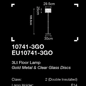 Lampadar/Lampa de podea design elegant Belle 3LT - Img 4