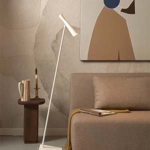 Lampadar/Lampa de podea design minimalist Bordeaux alb 141980 universul-luminii.ro