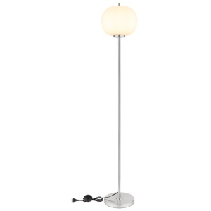 Lampadar, lampa de podea design modern Blacky I nichel 135370 universul-luminii.ro