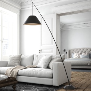 Lampadar / Lampa de podea design modern Junco negru SV-425131 75480 universul-luminii.ro