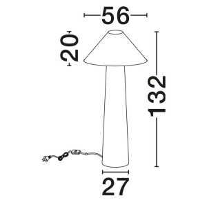 Lampadar, Lampa de podea din in Mae - Img 3