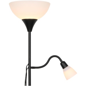 Lampadar, Lampa de Podea Lauria Negru 244090 universul-luminii.ro