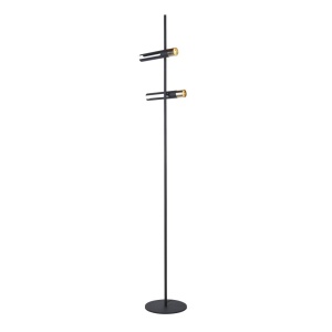 Lampadar/Lampa de podea LED design minimalist Belle negru/auriu - Img 1