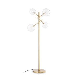 Lampadar / Lampa de podea moderna Equinoxe pt4 alama