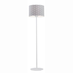 Lampadar/Lampa de podea pentru camera copii MAGIC gri cu stele albe
