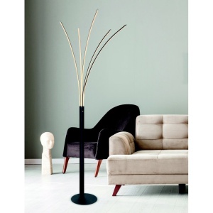 Lampadar LED design modern Bizzy negru, alb 118040 universul-luminii.ro