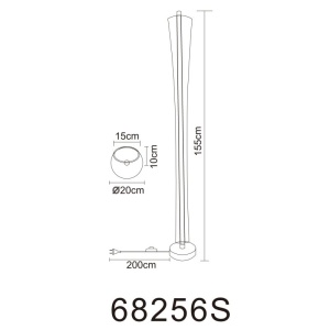 Lampadar LED design modern MALINDA - Img 10