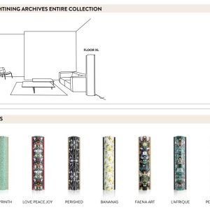 Lampadar modern design arhitectural The Lightning Archives FAENA ART - Img 5