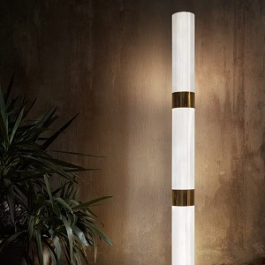 Lampadar modern design Art Deco realizata manual LA LOLLO gold 215720 universul-luminii.ro