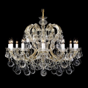 Lustra 12 brate cristal Bohemia L14 003/12/2 - Img 1