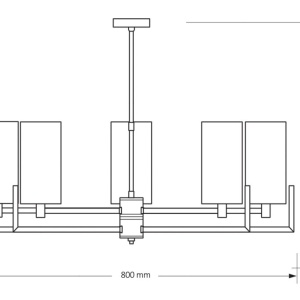 Lustra 5 brate eleganta design modern Nemi 144130 universul-luminii.ro