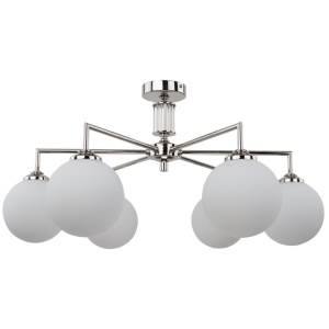 Lustra 6 brate moderna realizata manual Artu Glass