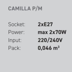 Lustra aplicata CAMILLA cu foita aurie sau argintie 149790 universul-luminii.ro