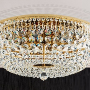 Lustra aplicata cristal Schöler design de lux Sheraton 55cm, 24K gold plated 96270 universul-luminii.ro