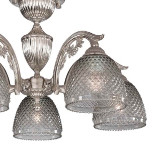 Lustra aplicata cu 5 brate design italian 9801 101810 universul-luminii.ro