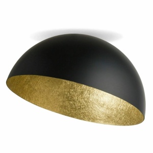 Lustra aplicata design decorativ Doris D-70cm negru/auriu - Img 1