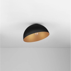 Lustra aplicata design decorativ GEA negru/auriu D-40cm - Img 3