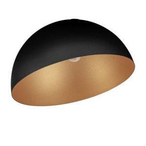 Lustra aplicata design decorativ GEA negru/auriu D-50cm - Img 1