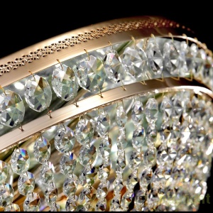 Lustra aplicata design elegant diam. 43,5cm auriu Ottilia MYDIA700-CL-06-G - Img 2
