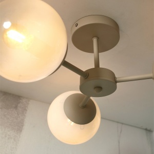 Lustra aplicata design modern minimalist Aspen 3L gradient/alb 141520 universul-luminii.ro