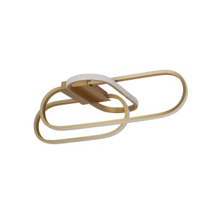Lustra aplicata LED design modern Clip auriu - Img 2