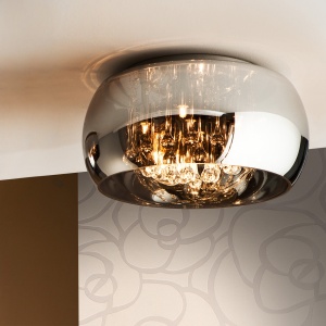 Lustra aplicata LED dimabila cu telecomanda 40cm ARGO SV-507939D 55110 universul-luminii.ro