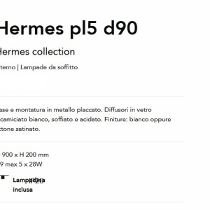 Lustra aplicata stil minimalist Hermes pl5 d90 alba - Img 2